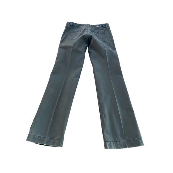 Lucky Brand Floral Embroidery Low Rise Chino Trouser Pants Size 26 Y2K 2000s - Picture 3 of 4